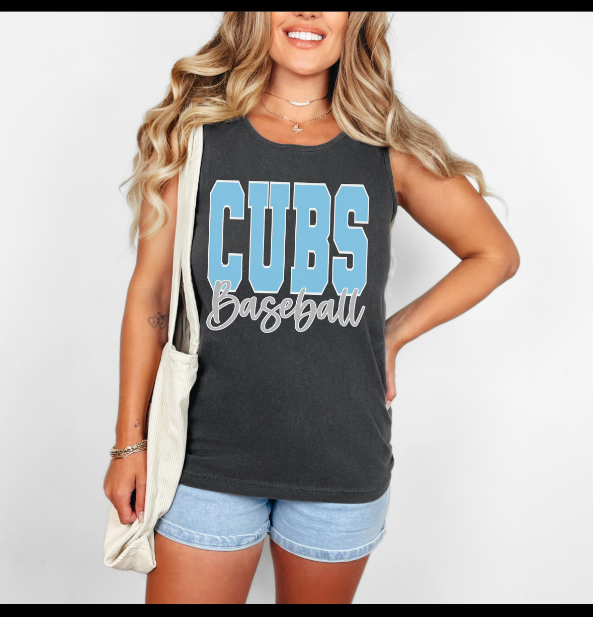 Cubs baseball spangle