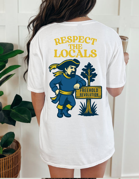 Respect the locals cotton crewneck