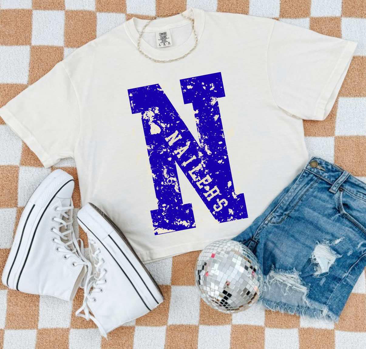 Short sleeve cotton crop